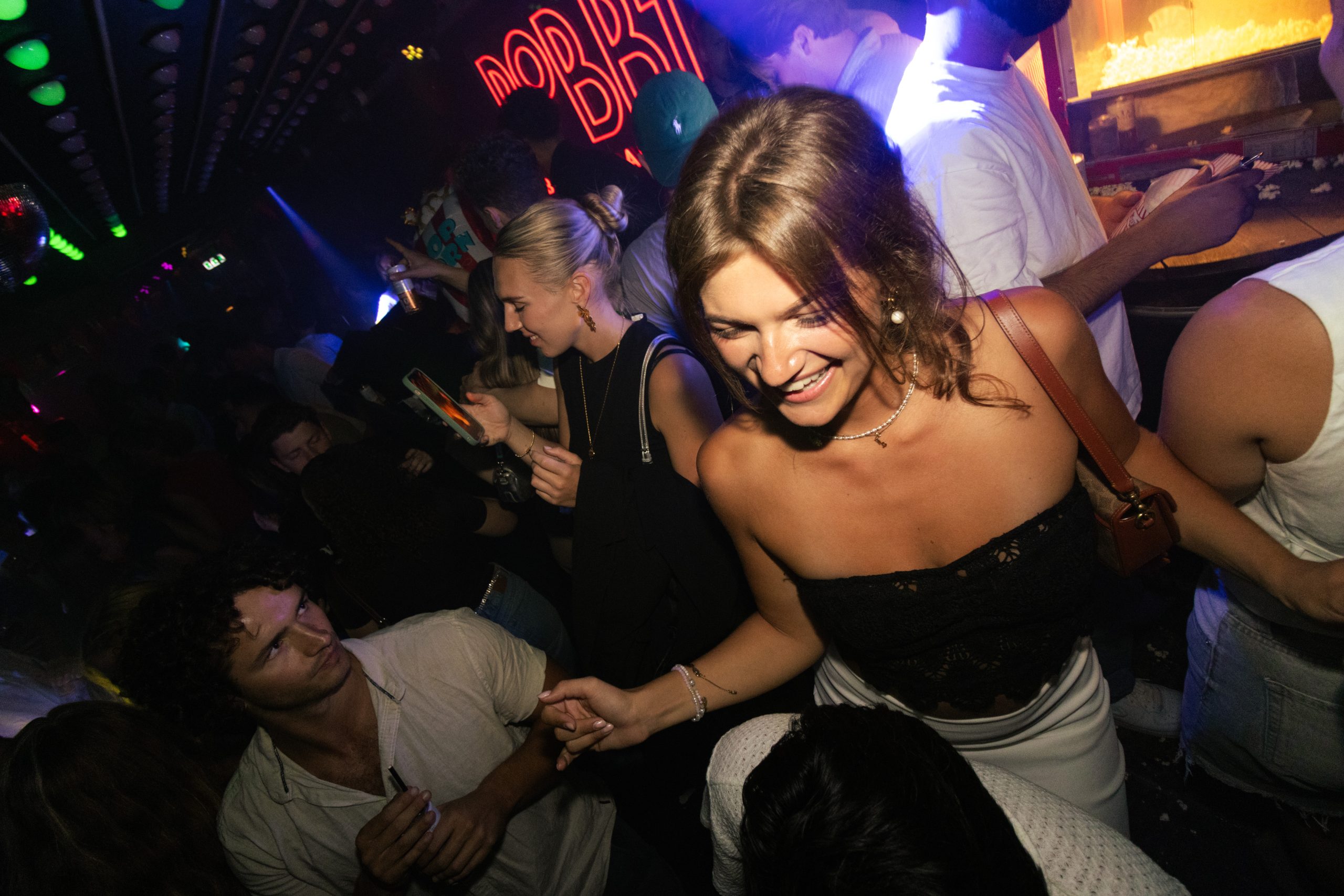 Bobbi op een drukke avond